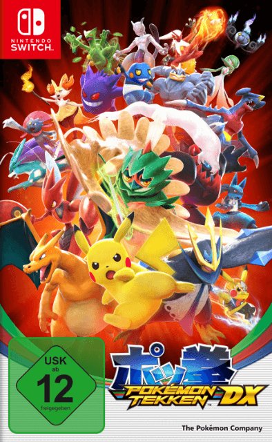 Pokemon Tekken DX box art for Nintendo Switch